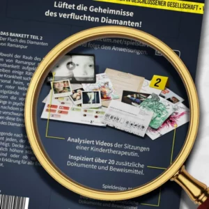 Escape Game Das Bankett teil 2- Close UP